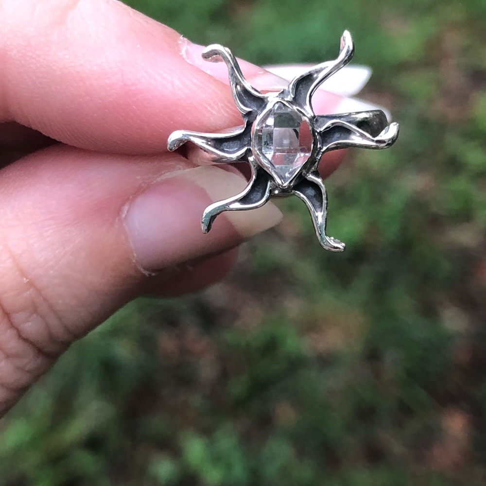 Herkimer Diamond Ring